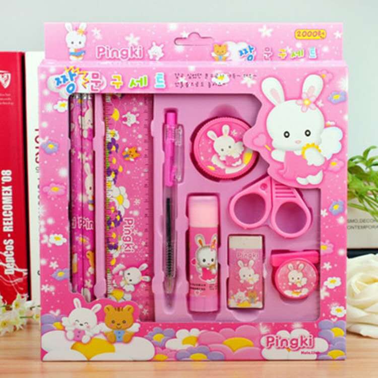 Ready Stock 9 In 1 Kids Stationary Stationery Set School Student Birthday Present Gift Set Pencil Door Gift Shopee Malaysia - ready for use9 roblox
