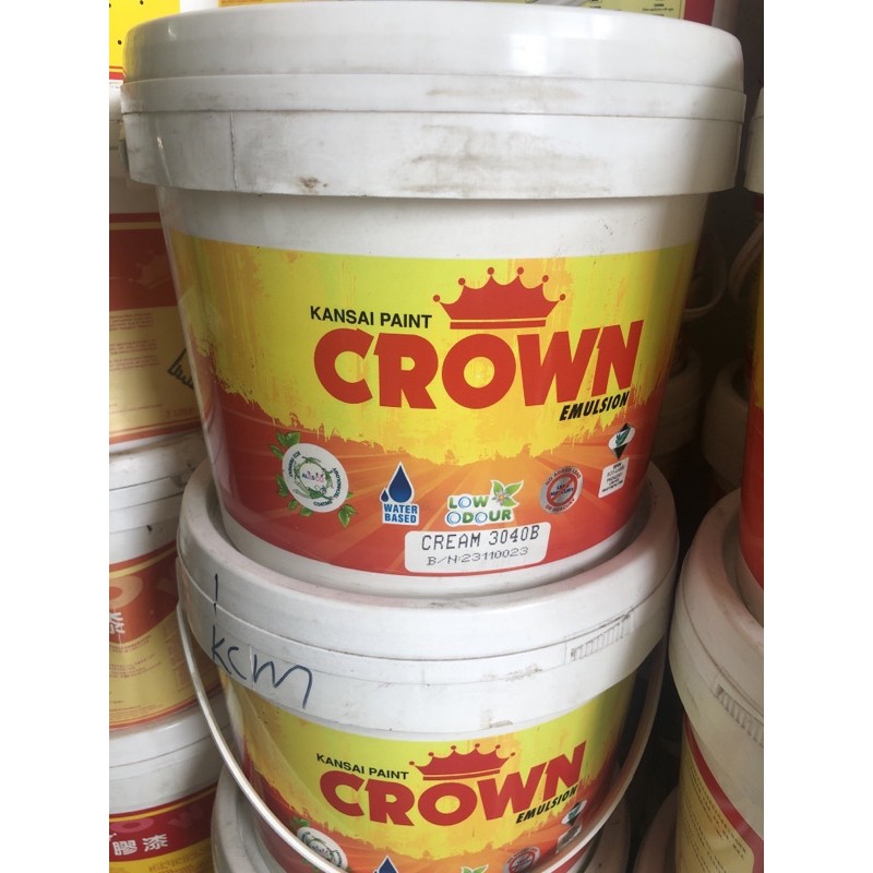 Clearance 7l Crown Emulsion Paint Selected Colors Shopee Malaysia