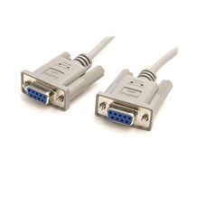 1.5mm Cross Wired DB9 Serial Null Modem Cable F/F