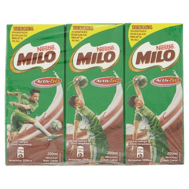 Air Kotak Milo 6 X 200ml Shopee Malaysia 1248