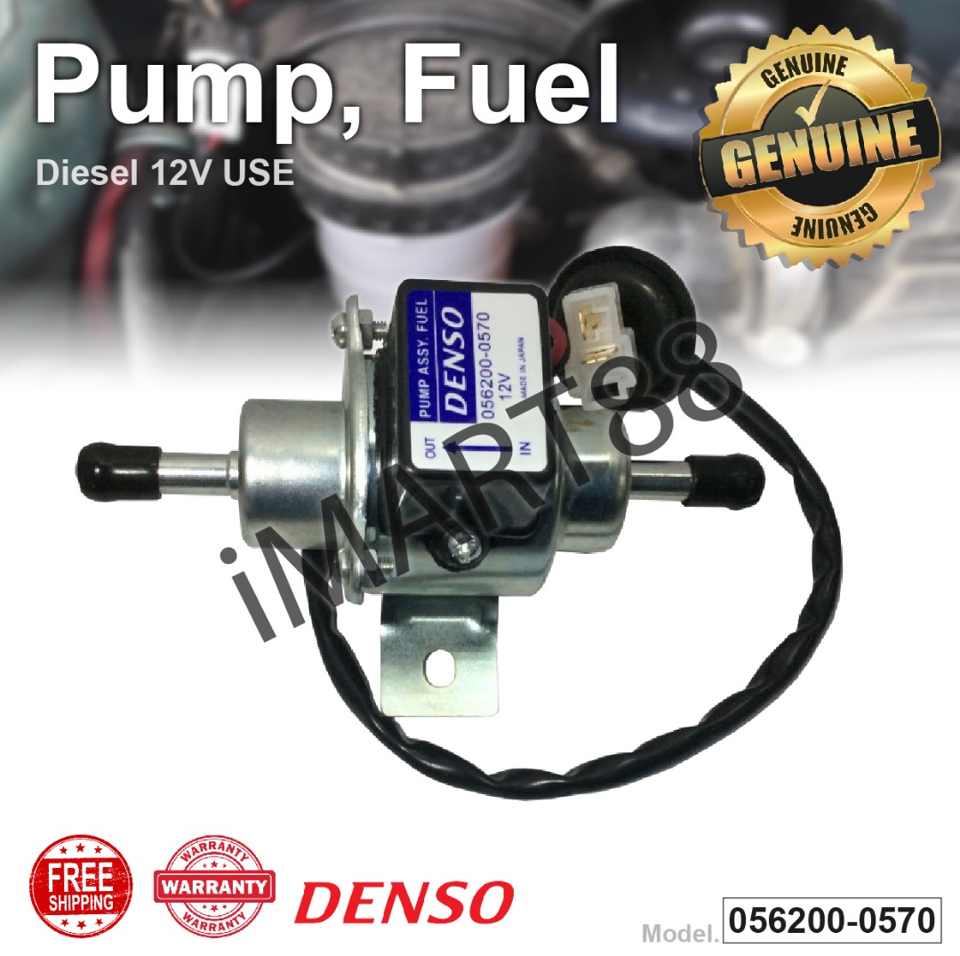 Original Denso Electric Fuel Pump Gasoline Inline Petrol Pam Diesel Proton Saga Wira Toyota Lori Van Kancil Rusa Hijet Shopee Malaysia
