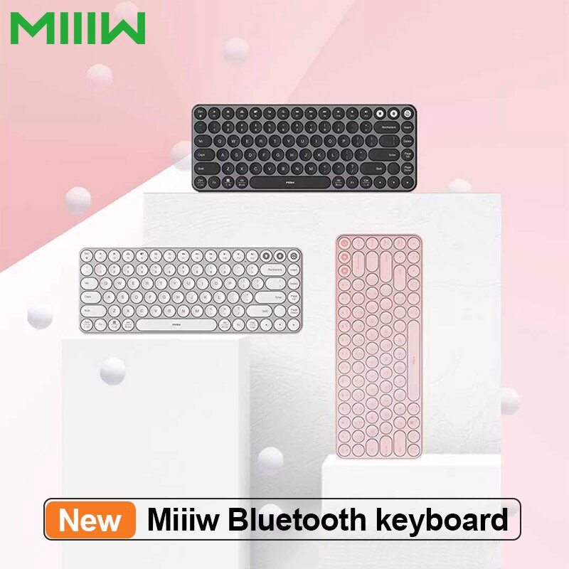 Xiaomi Miiiw Bluetooth Dual Mode Mini Keyboard Wireless 2.4GHz Keyboard