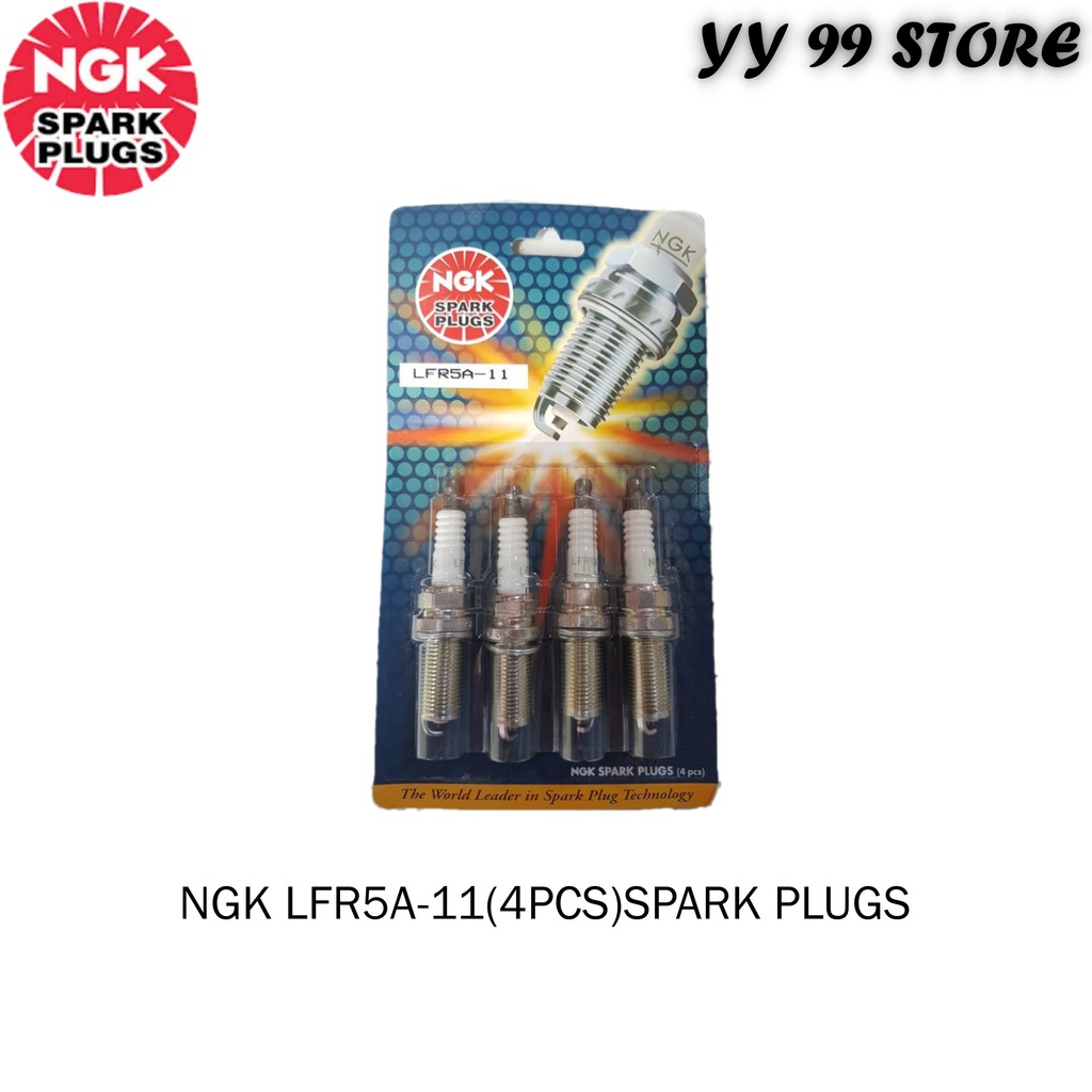 NGK LFR5A11(4PCS)SPARK PLUGS FOR NISSAN SERENA , XTRAIL T30 , MURANO