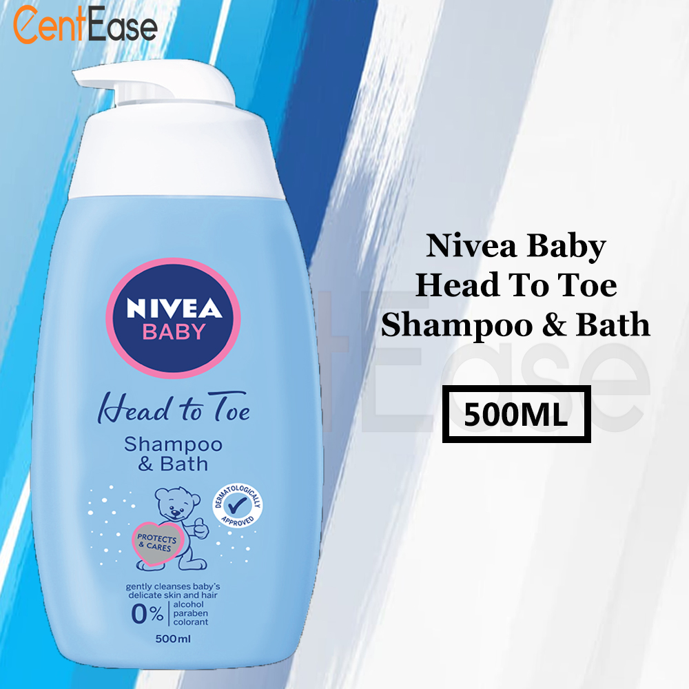 Nivea Baby Head To Toe Shampoo & Bath 500ml Shopee Malaysia