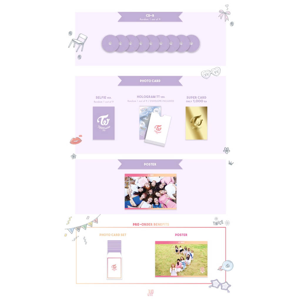Twice 3rd Mini Album Twicecoaster Lane 1 Shopee Malaysia