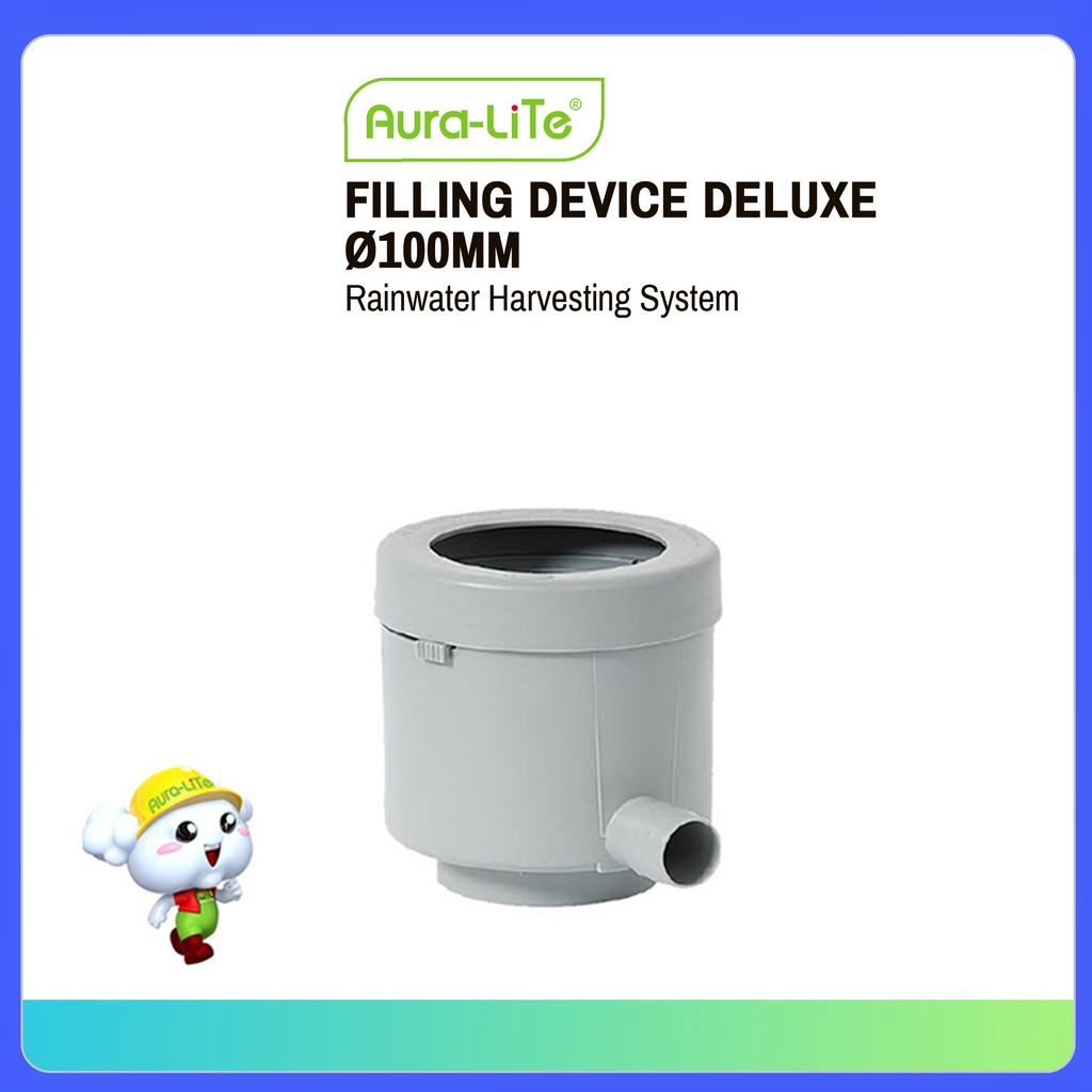 GRAF 100mm Deluxe Filling Device Filter for Rainwater Harvesting System