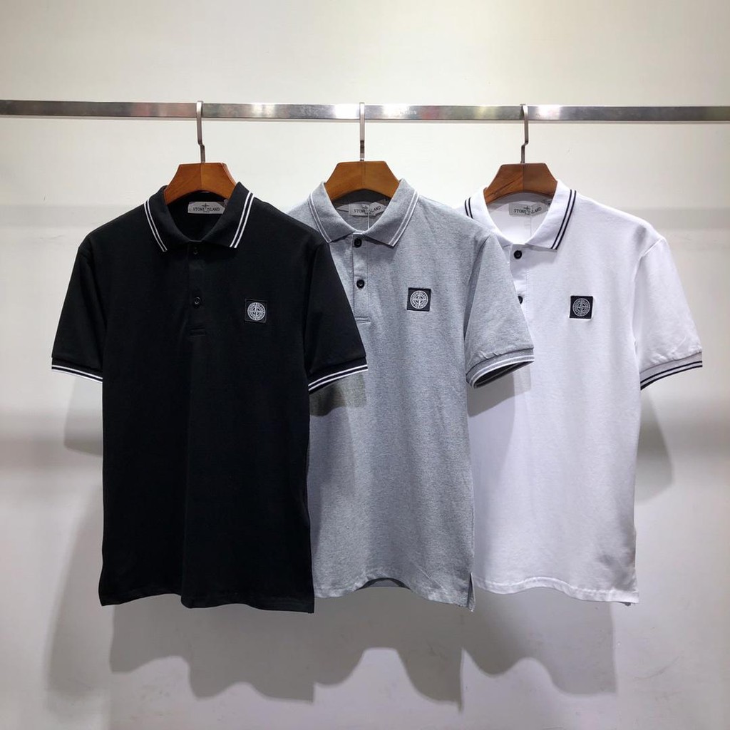 stone island polo shirt mens