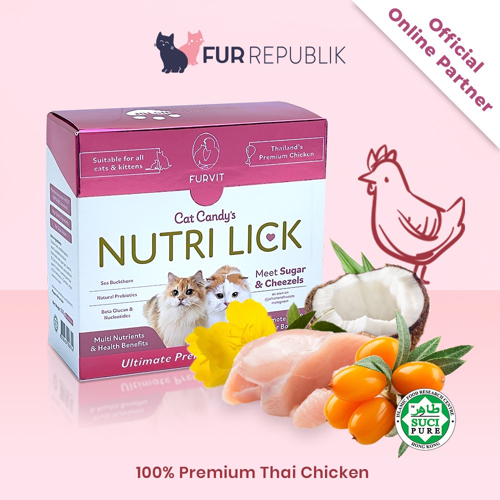 Buy Furvit Cat Candyu0027s Nutri Lick Cat Nutritional Supplement 40 