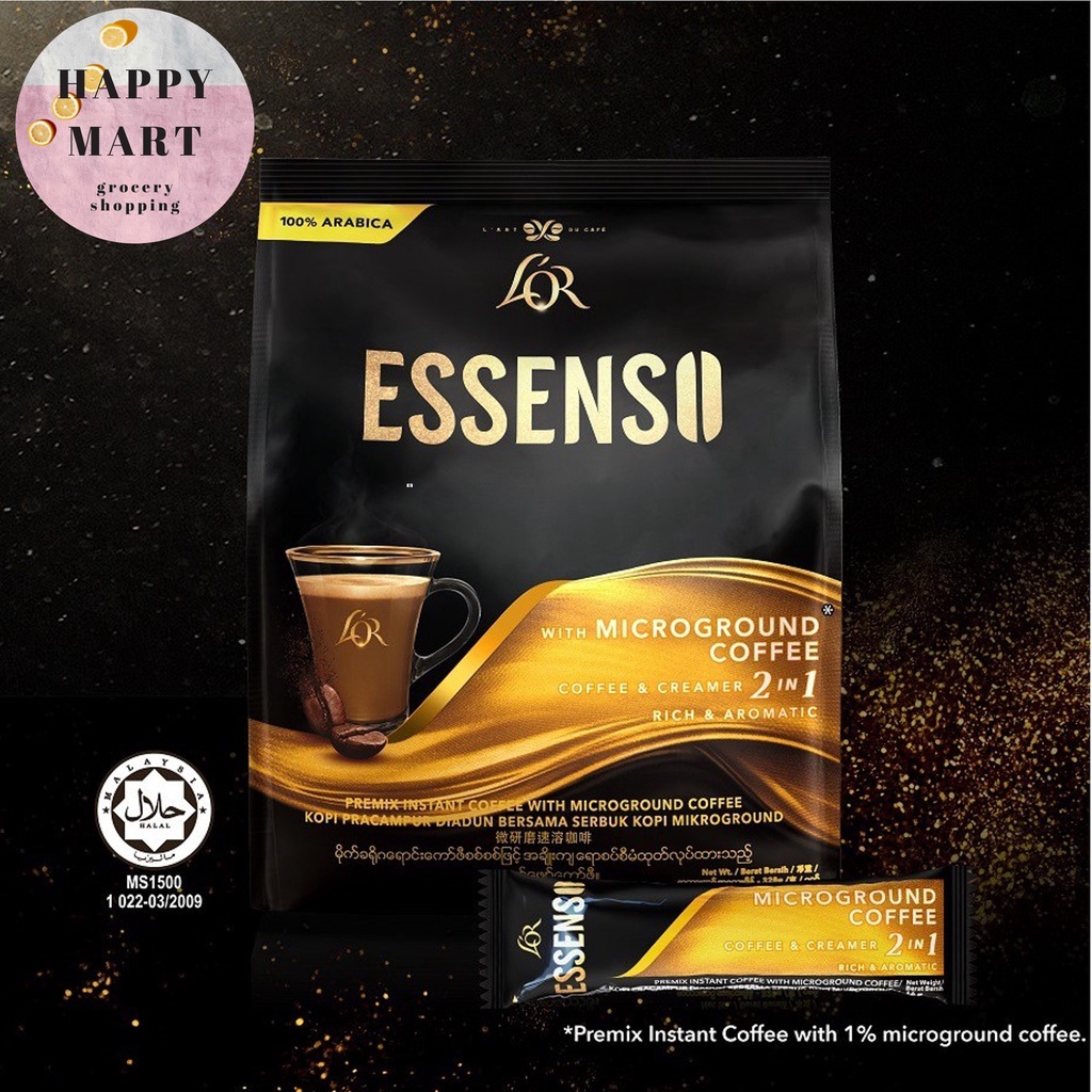 Essenso Microground Coffee 2 in 1 Coffee & Creamer Coffee Beans 16G X