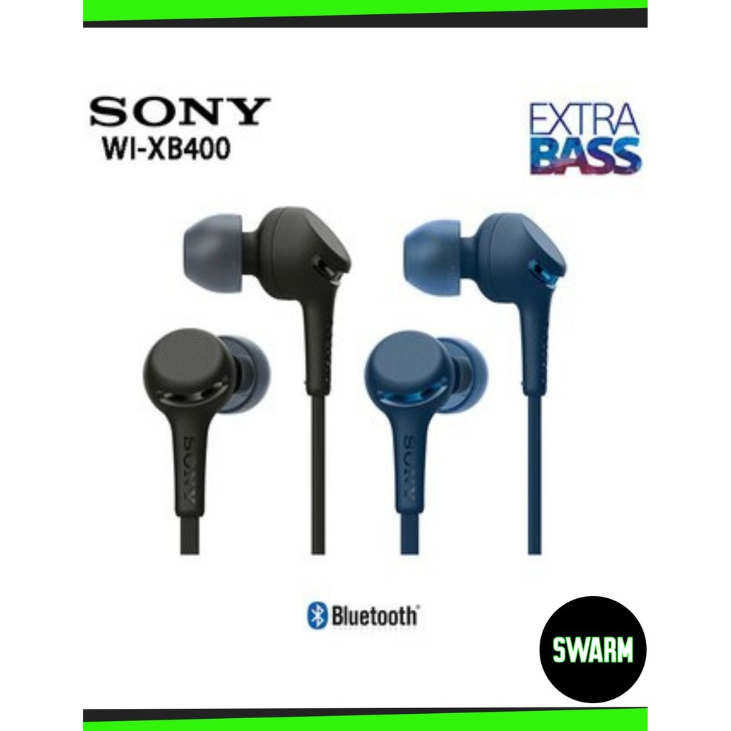 SONY WIXB400 EXTRA BASS Wireless Bluetooth Inear Headphones BuiltIn