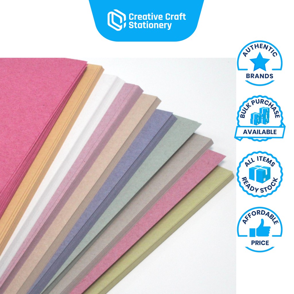 5pcs x Sugar Paper 20" x 30" 100gsm / Color & Black Construction Paper