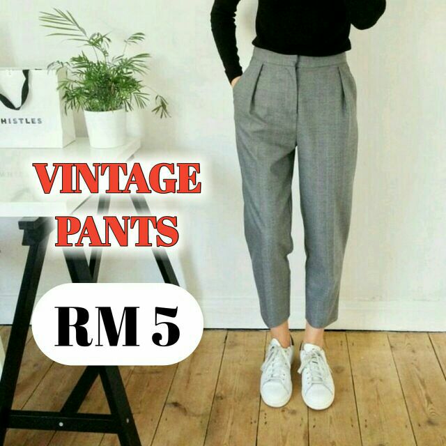 Vintage Pants for women Shopee Malaysia
