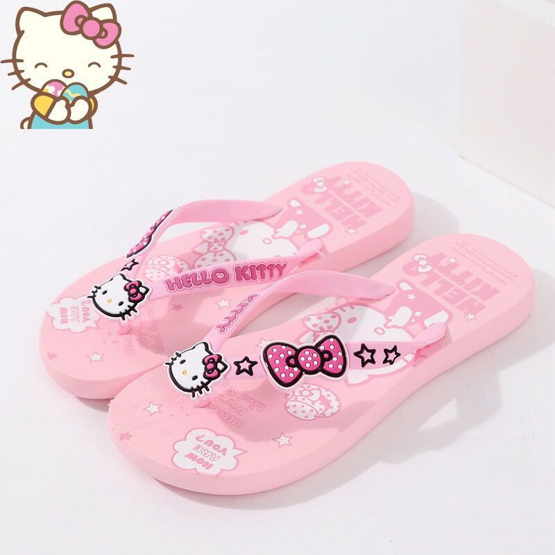 hello kitty flip flops womens