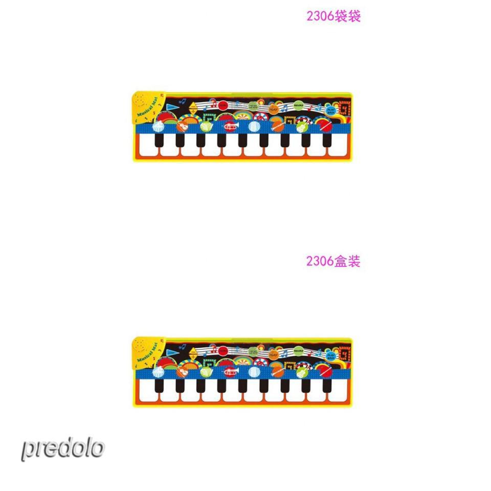 Floor Piano Mat 10 Musical Keyboard Playmat Carpet For Toddlers