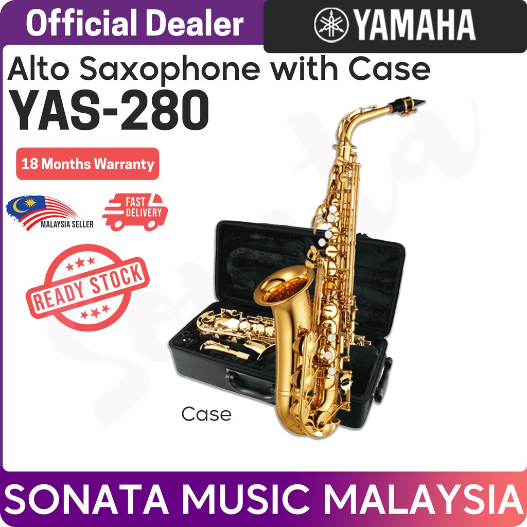 Yamaha YAS280 Alto Saxophone Alto Sax Wind Instrument (YAS 280 / YAS