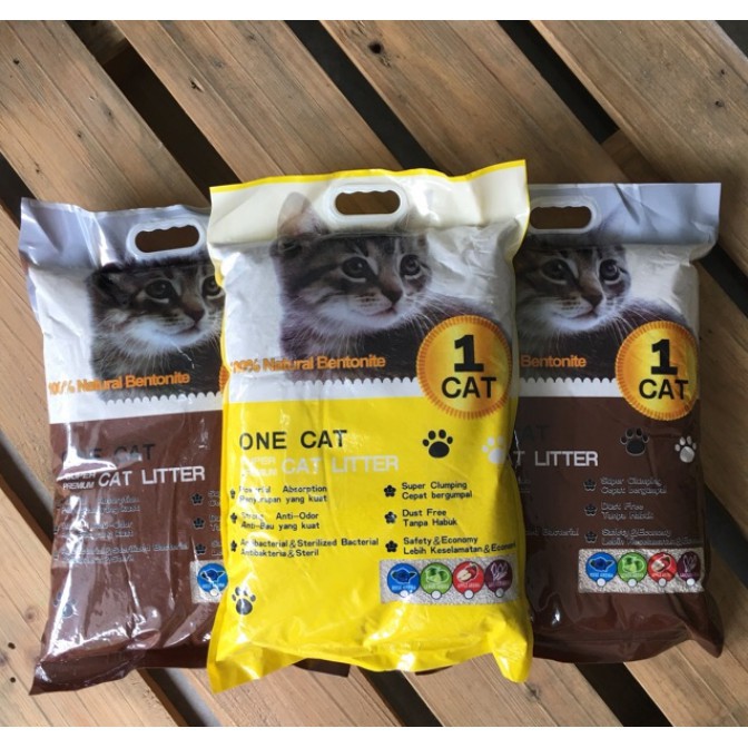 ONE CAT SUPER PREMIUM CAT LITTER COFFEE/LEMON10L Shopee Malaysia