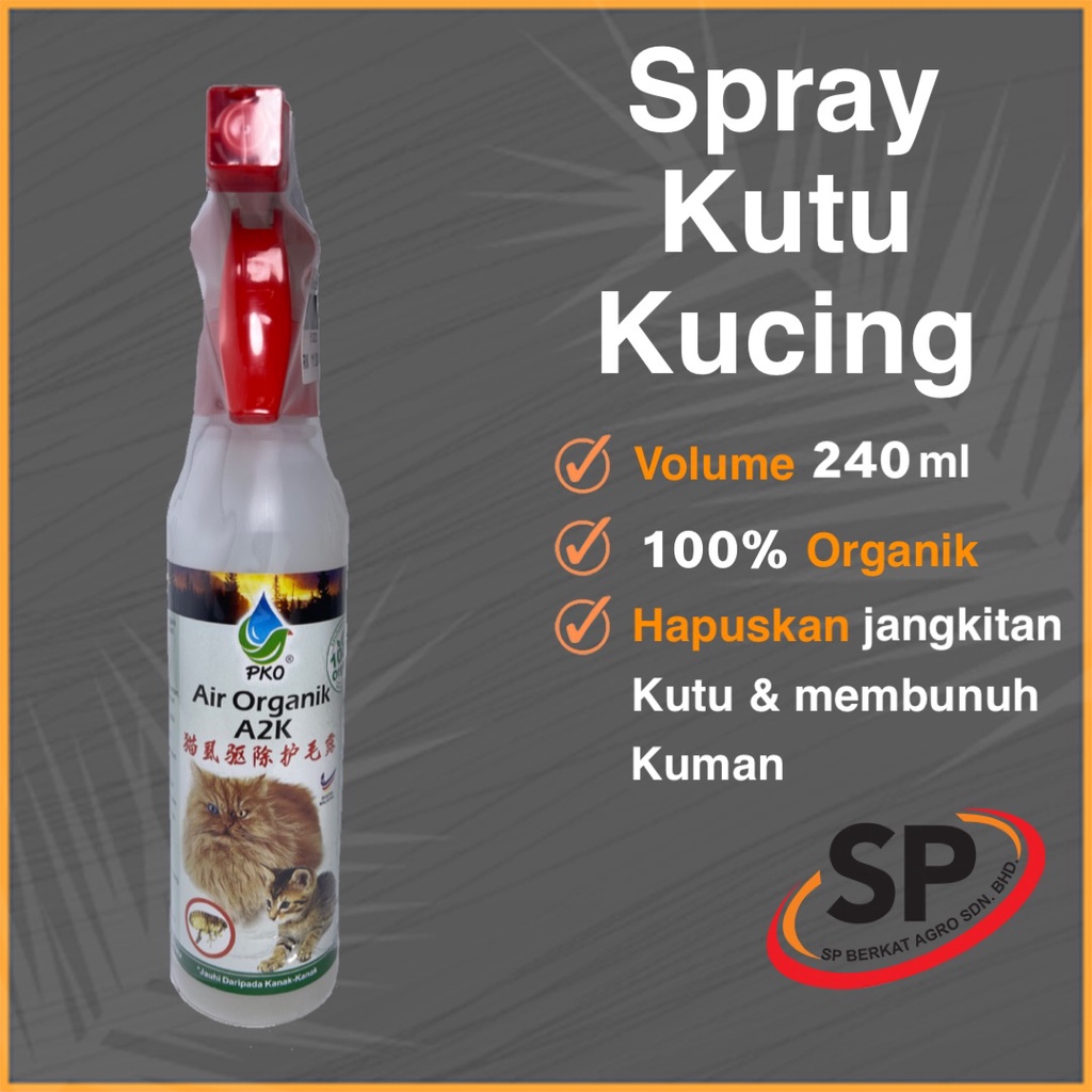 Spray Kutu Kucing Ubat Kutu Kucing Anti Flea Spray Spray Kutu