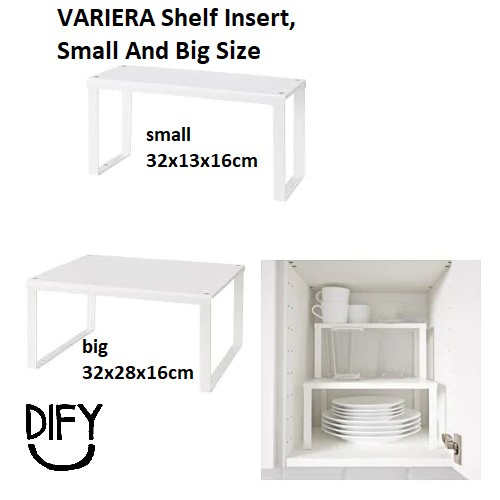 Ready Stock Ikea Variera Shelf Insert Small And Big Size