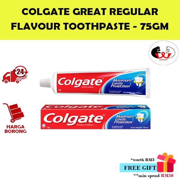 Colgate Anticavity Toothpaste Great Regular Flavour 75g