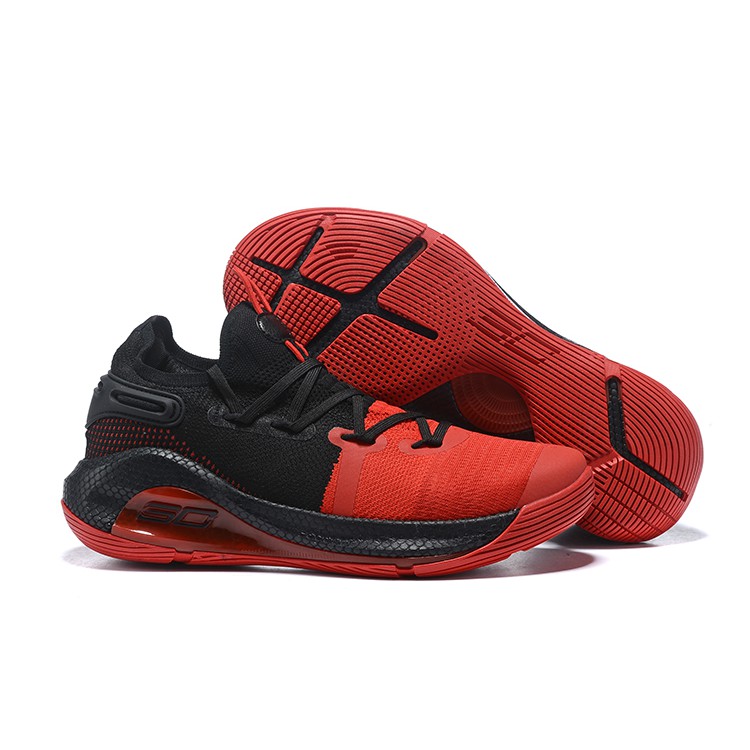 curry 6 red and black