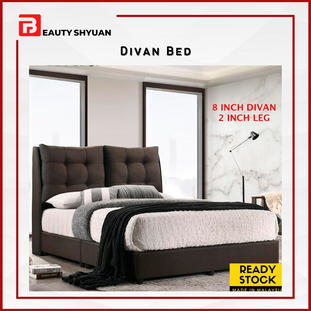 SHYUAN Queen Bed Frame Queen King Bed Frame King Katil Divan Queen
