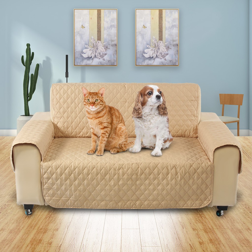 Hot Couch Sofa Cover Removable Quilted Slipcover Pet Protector