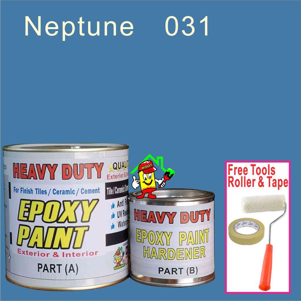 031 NEPTUNE • 5L • Heavy Duty • Epoxy Finish c/w Painting Toolset