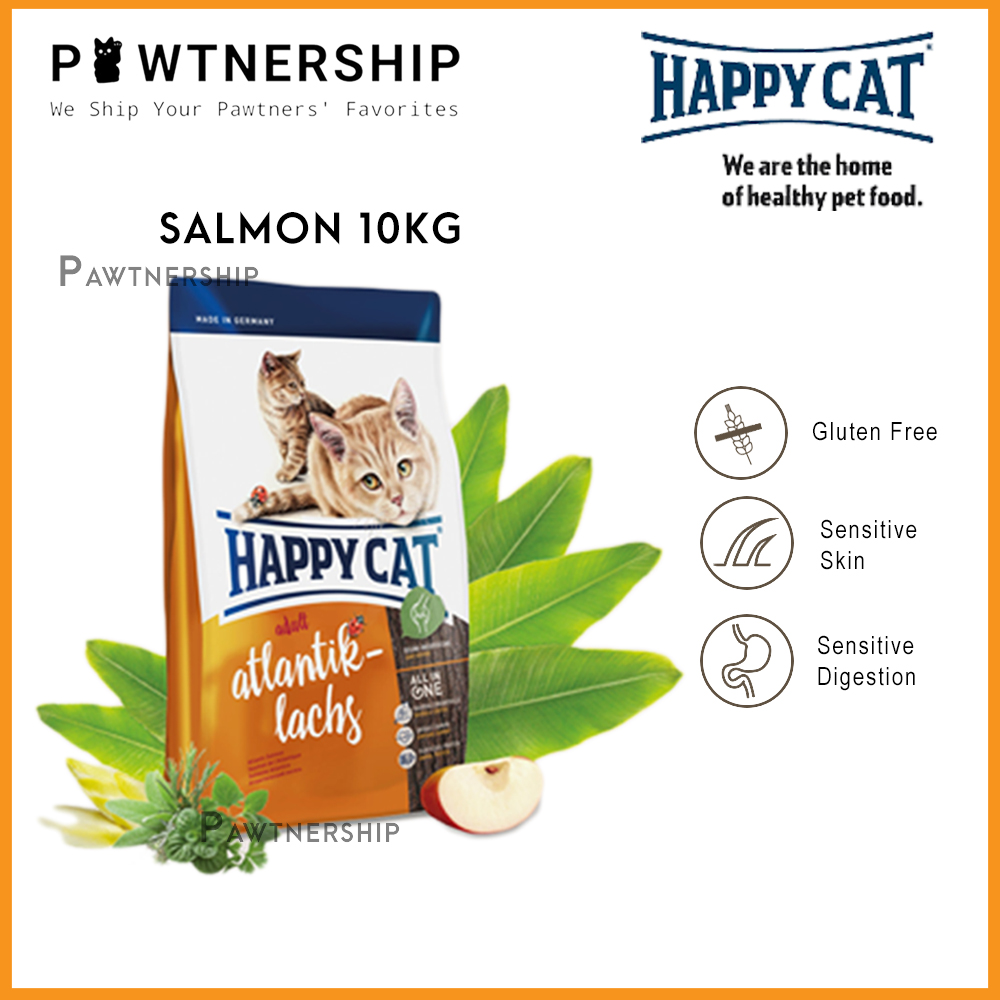 Happy Cat Dry Cat Food Atlantiklachs Salmon 10kg Happy Cat / Cat