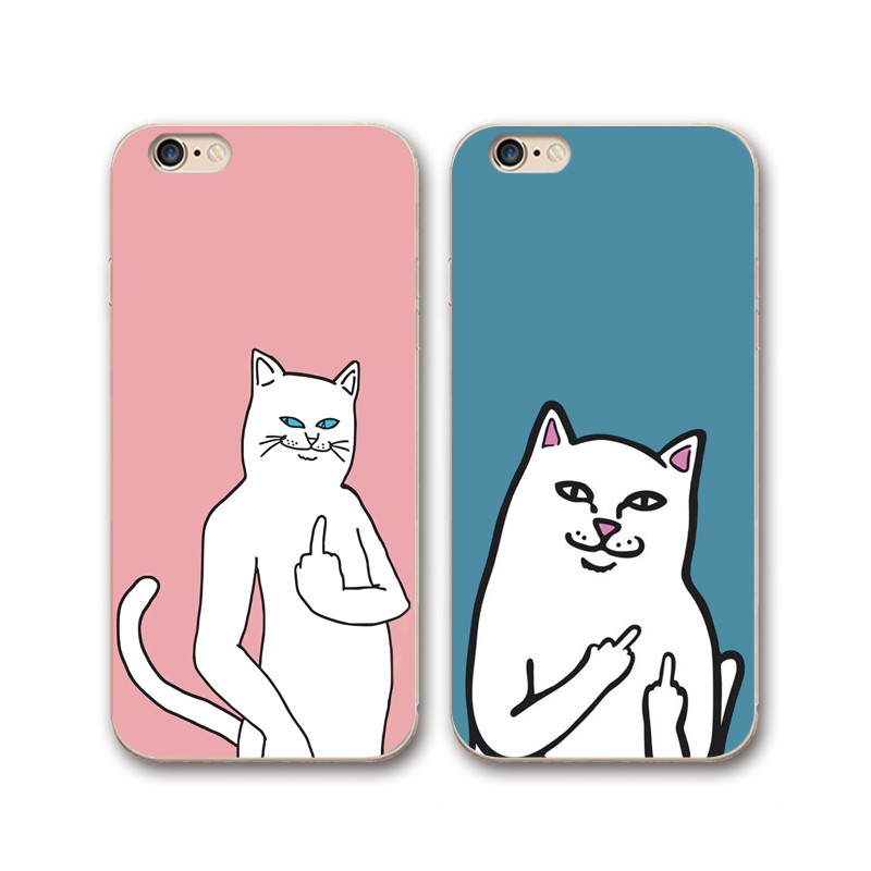 Ripndip Cat Iphone X 8 8plus 7 7plus 6 6s 6plus 5 5s Se Xr 12 Mini 11 Pro Xs Max Case Soft Tpu Cover Shopee Malaysia