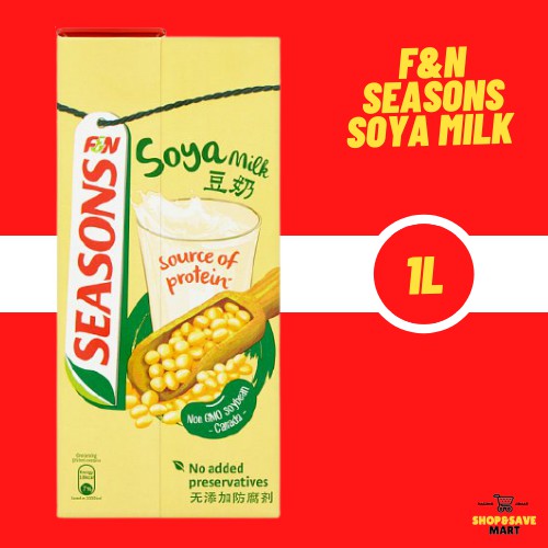 Season Soya Bean Milk 1l Season Susu Kacang Soya