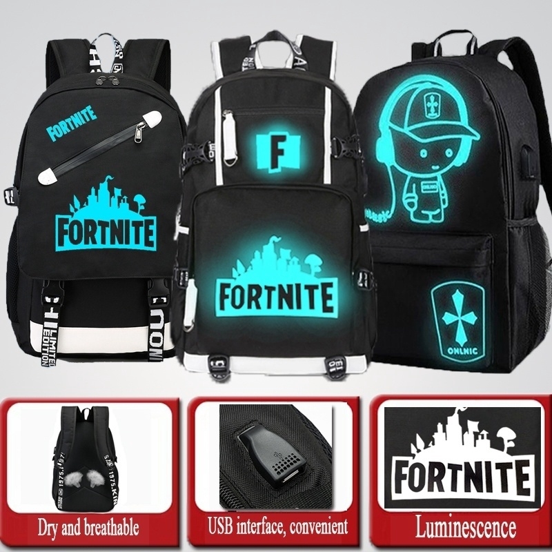 fortnite backpack with usb