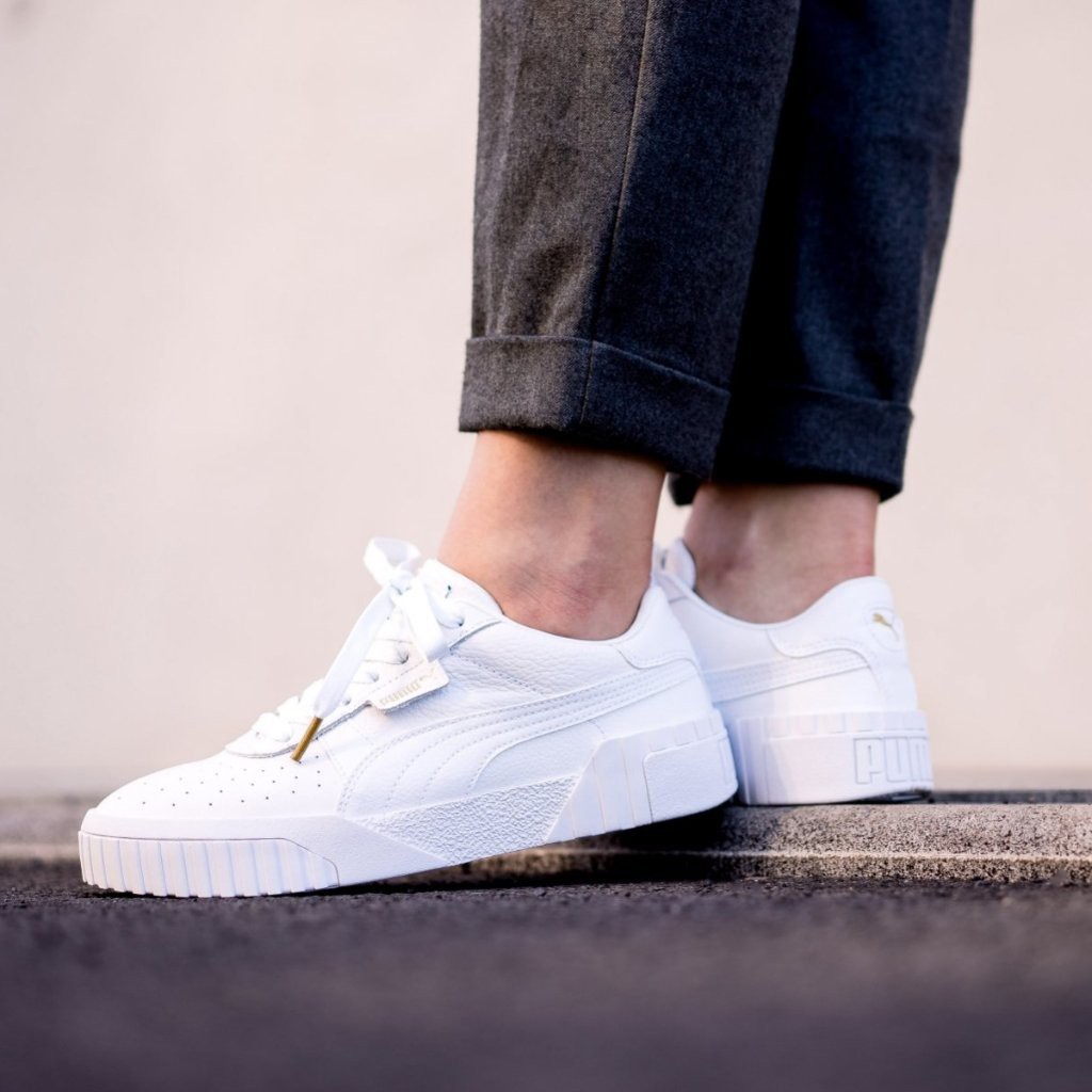 puma cali all white