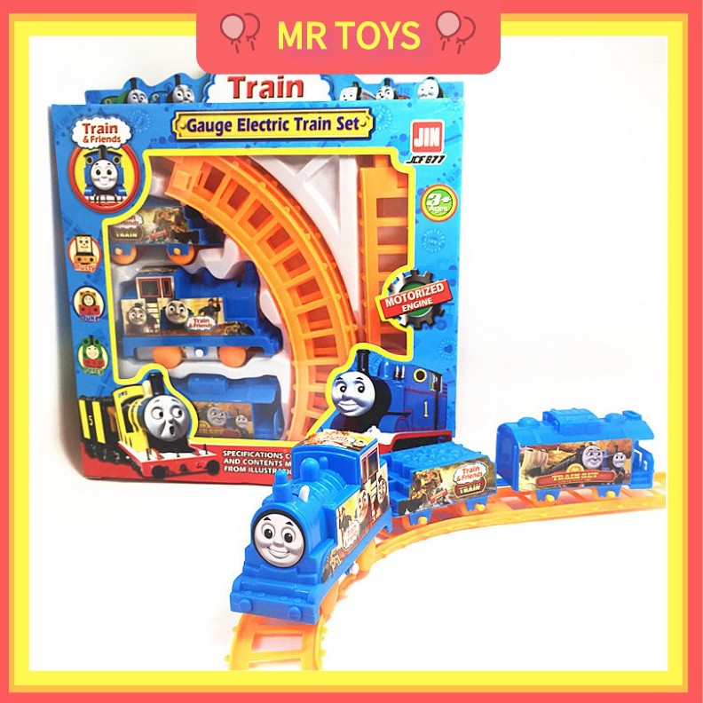 Kereta Api Mainan Thomas Train Toys Electric Train Track Railway ...