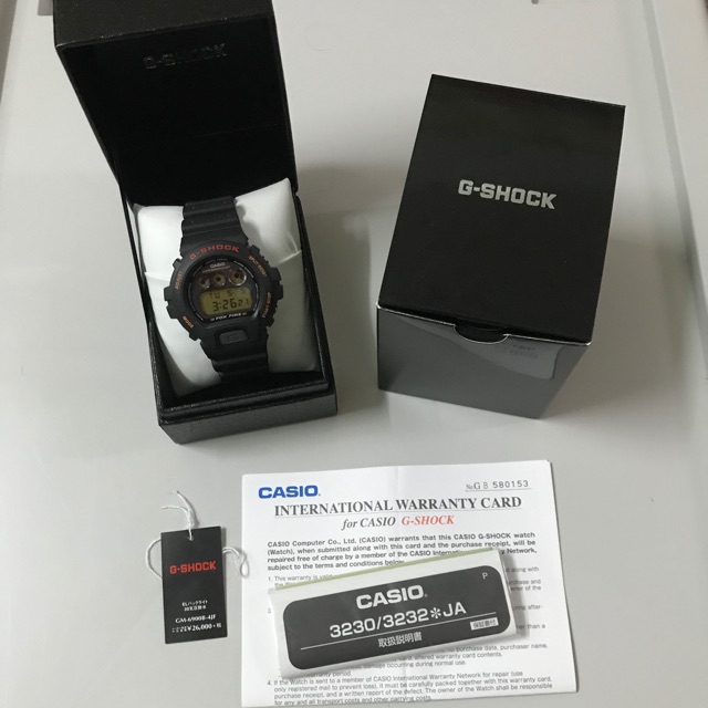 Gshock Dw6900 Fox Fire Japan Set Nos Shopee Malaysia