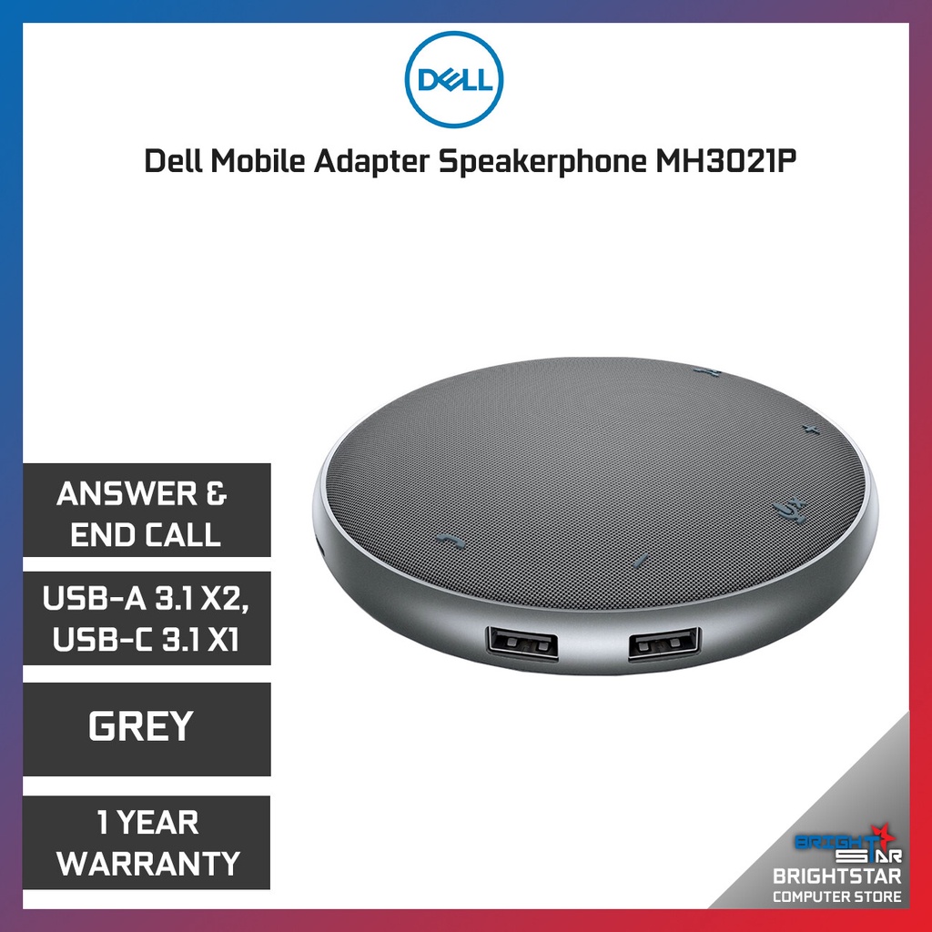 Dell Mobile Adapter Speakerphone MH3021P Shopee Malaysia