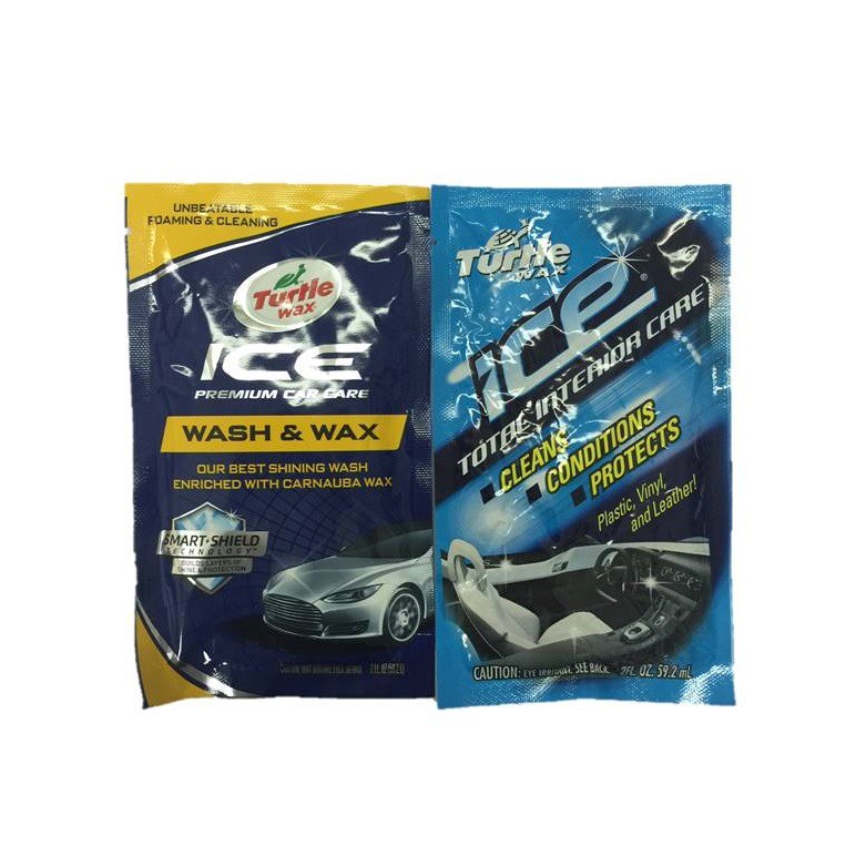 Turtle Wax Ice Interior Care Turtle Wax Ice Wash N Wax Sachet