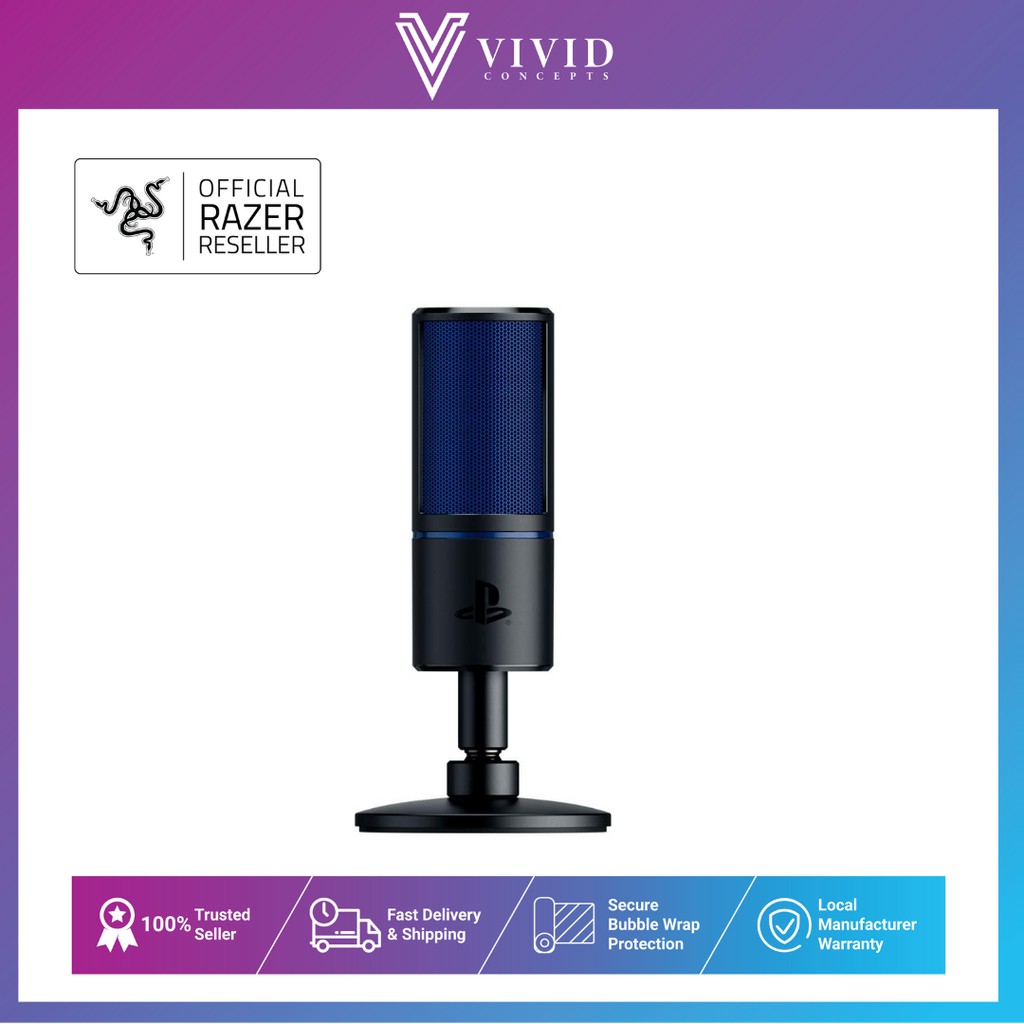 Razer Seiren X For Ps4 Condenser Streaming Microphone Shopee Malaysia