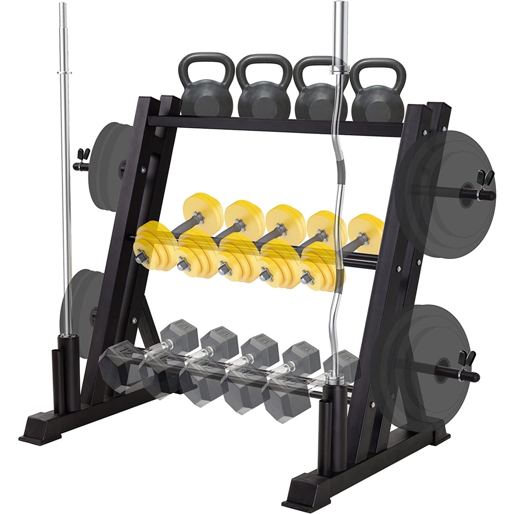 Multipurpose Dumbbell Rack 3 Tier Horizontal Premium Dumbbell Racks