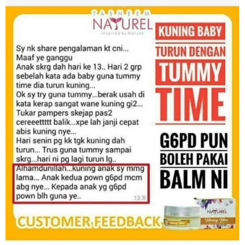 Set Baby Kuning Jaundice By Tasneem Naturel Shopee Malaysia