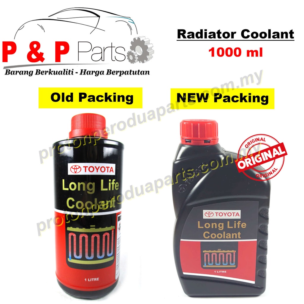 Coolant Radiator Toyota Long Life RED 1Liter Original Toyota