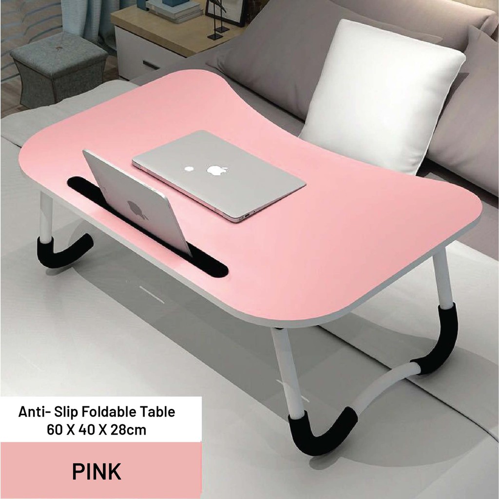 FREE GIFT   BOX PACKAGING!! Foldable Table Anti-slip Bed Laptop Foldable Office Table with {SELLER}