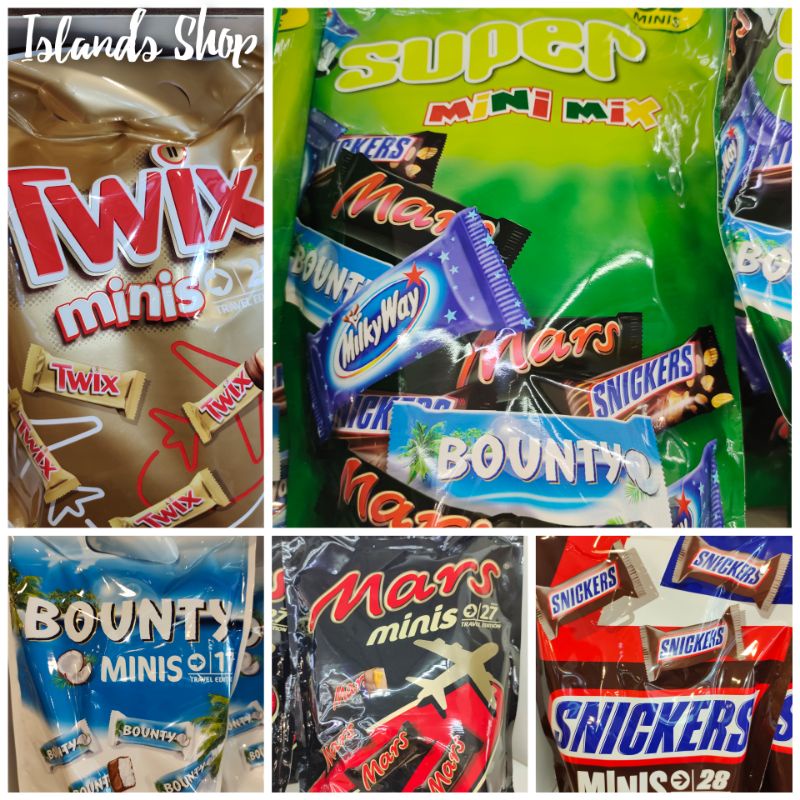 Twix/Mars/Bounty/Snickers Minis 500g Coklat Langkawi | Shopee Malaysia