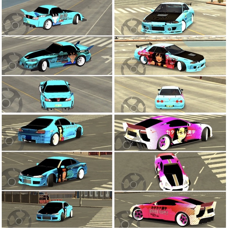 car parking multiplayer skin anime