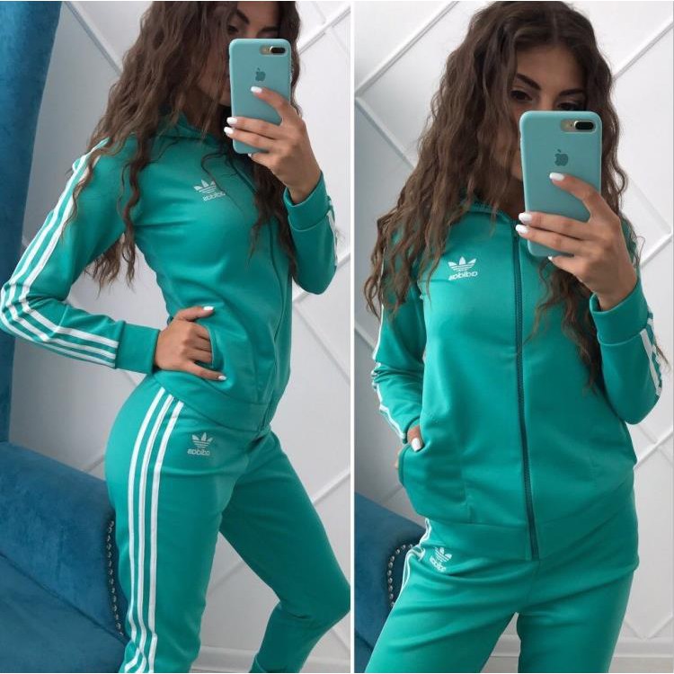 adidas female jogging suit