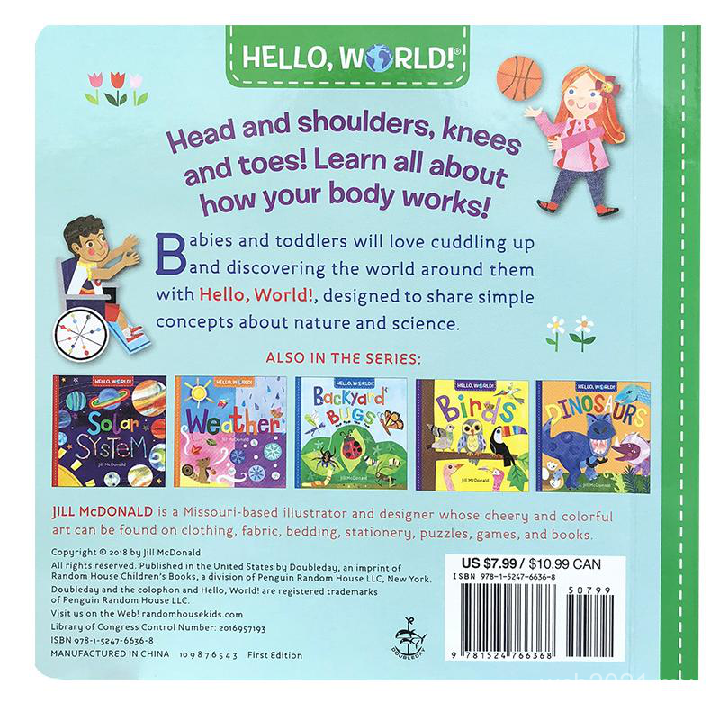 Original Children Popular Books Hello World My Body Jill Mc Donald Colouring English Activity Picture Book For Kids Shopee Malaysia