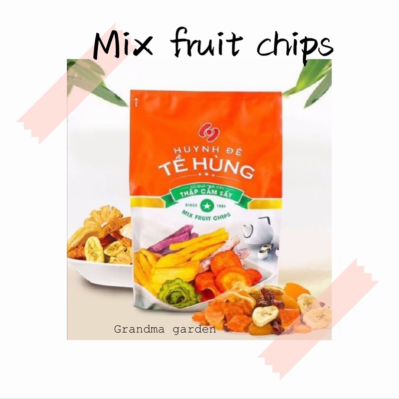 (GG snacks )Te Hung mix fruit Chips / buahbuahan Kering crisps ringan