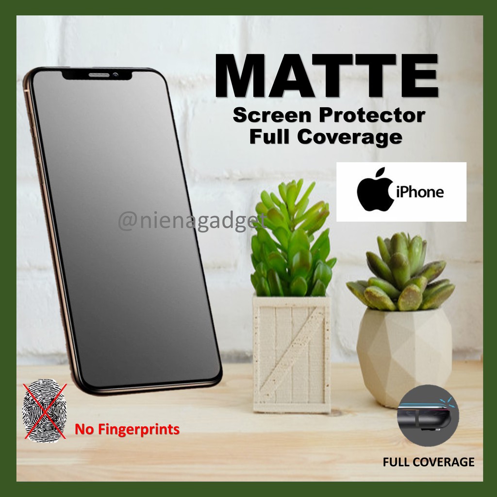 Gaming Iphone 13 12 Pro Max Mini 11 Pro Max Xr X Xs Max Ag Matte Anti Fingerprint Tempered Glass Screen Protector Shopee Malaysia