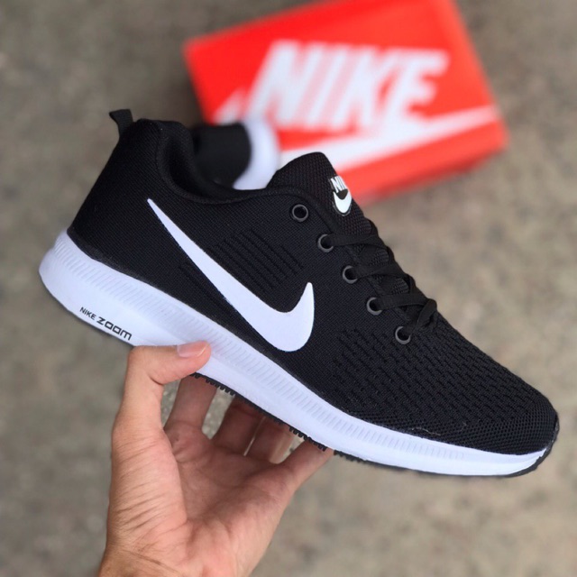 nike zoom black and white