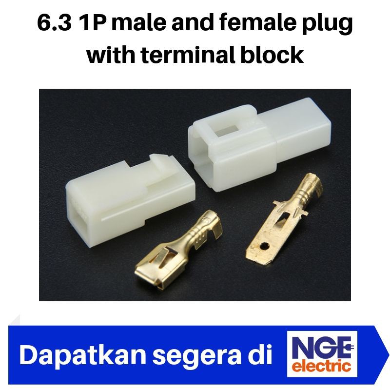 5Pcs 2.8mm Car Electrical Multi Plug Connector Terminal Block Socket Male/&Female