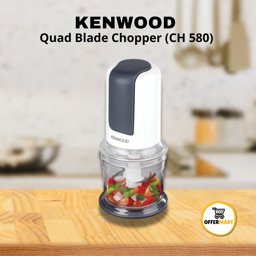 Cater Kwalificatie Onaangeroerd Kenwood Quad Blade Mini Food Processor CH580 White 0.5L Bowl Ice Crushing  Stainless Steel Blades | Shopee Malaysia